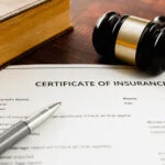Contract and certificate of health insurance with policy to protect the family.