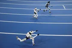 China, the world’s largest market for industrial robots, recently showcased humanoid running and boxing at its robot games.