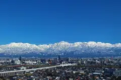 Toyama City sits at the edge of the Japanese Alps and is home to around 400,000 residents.