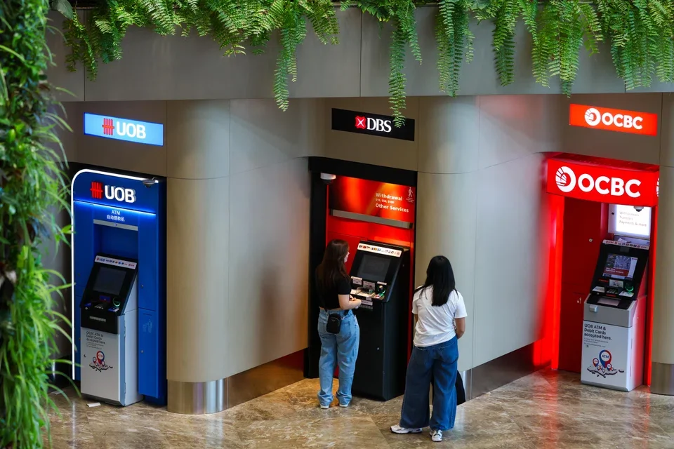 The three local banks ended mixed on Thursday.