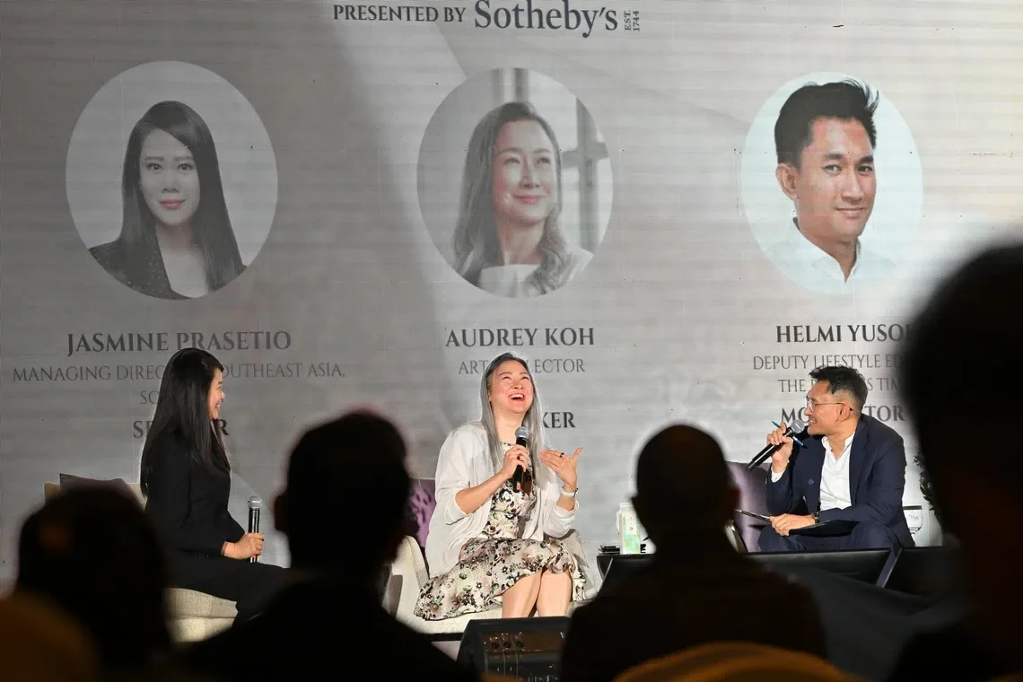 Jasmine Prasetio and art collector Audrey Koh discuss the Asian art world.
