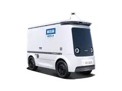 An autonomous delivery van from China company Neolix.